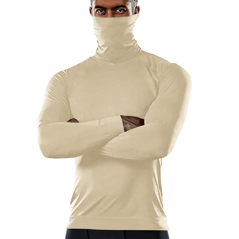 Herren Funktionsshirt mit hohem Kragen und innovativem Feuchtigkeitsmanagement ModeGeist