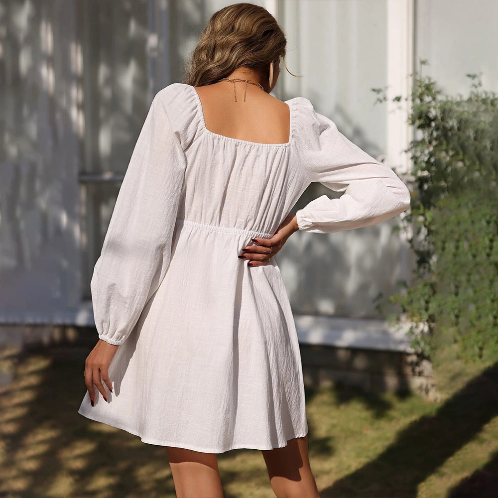 Fudus Stretches Kleid, Stretch-Taillenkleid