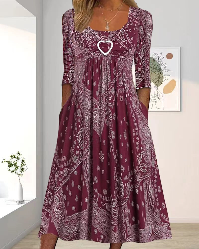 Maxikleid mit Herzdetail für Damen von MODEGEIST