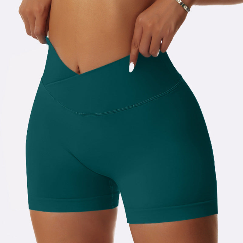 Sporty High-Waisted Women's Shorts with Breathable Comfort Design by MODEGEIST