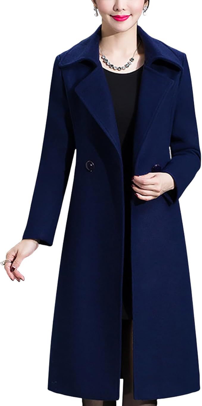 Damen Eleganter langer Mantel ModeGeist