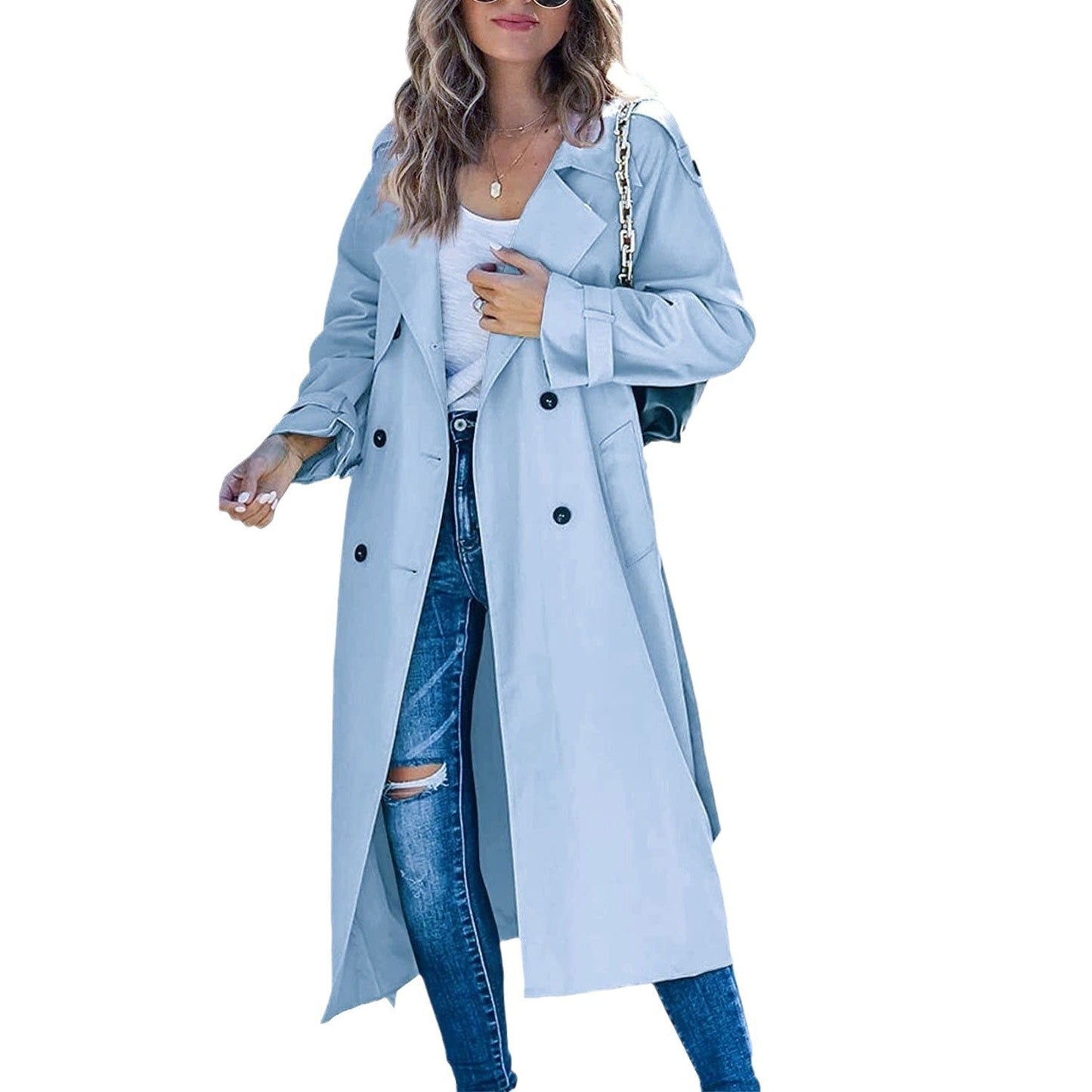 Damen eleganter Trenchcoat ModeGeist