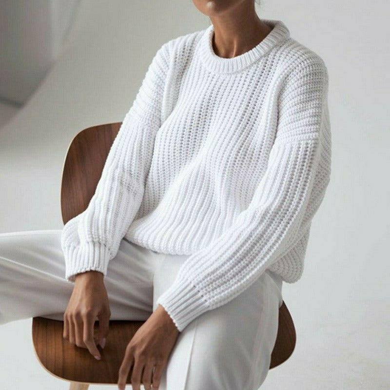 ModeGeist | Fester Strickpullover mit Hochwertiger Verarbeitung