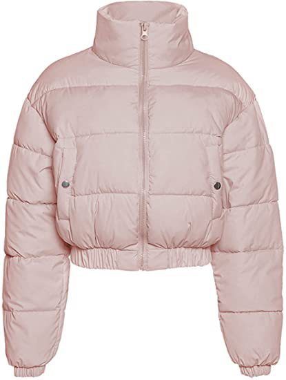 Damen gesteppte Winterjacke mit Kapuze ModeGeist