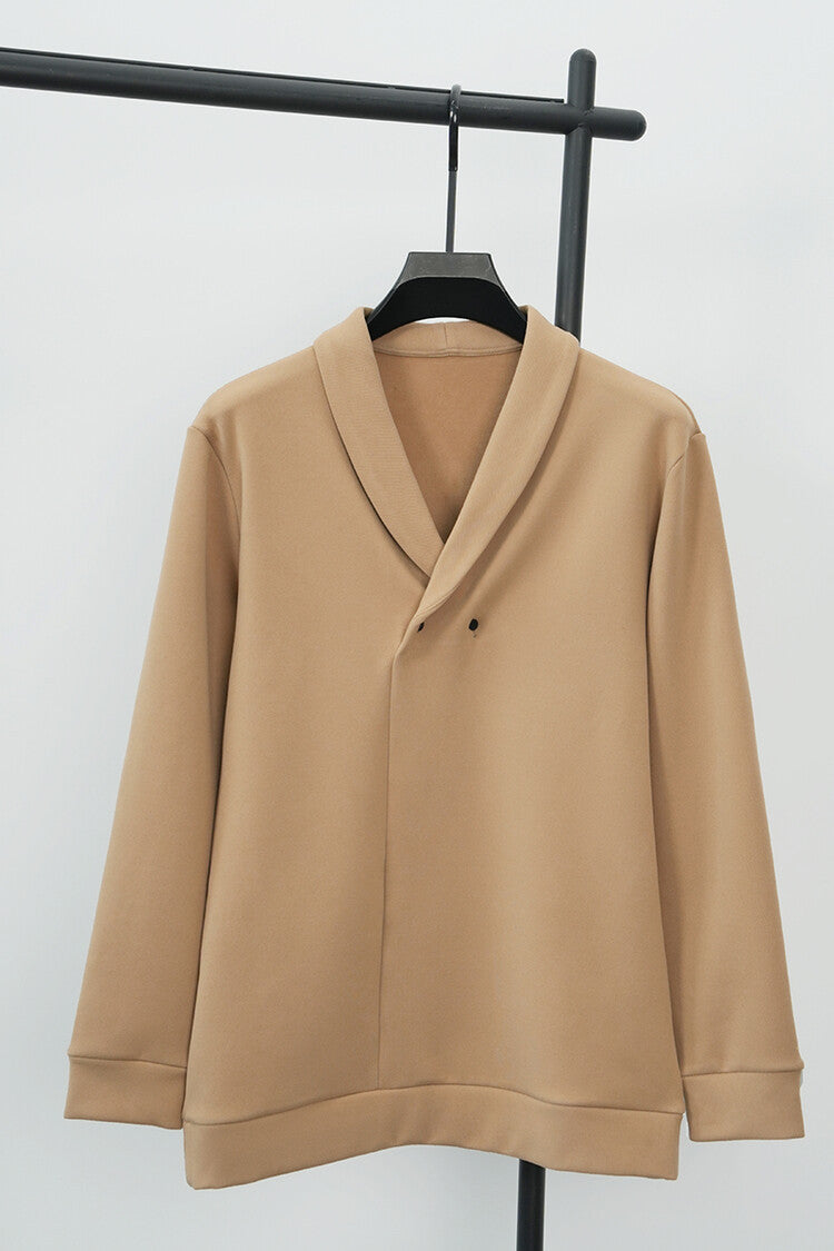 Herren Freizeitjacke mit modernem Schalkragen und praktischen Knöpfen ModeGeist
