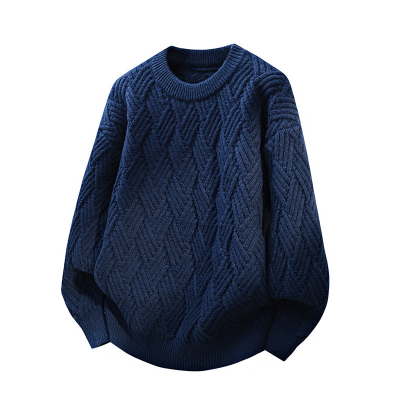 Damen Gemusterter Strickpullover ModeGeist
