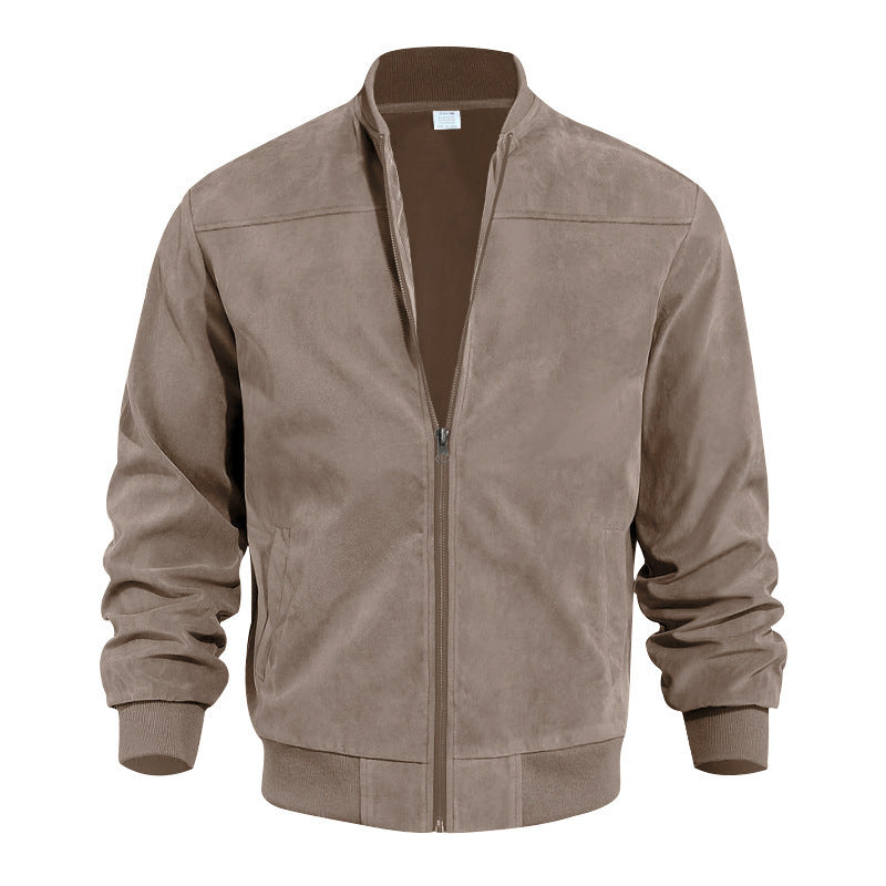 Herren Steppjacke mit strukturiertem Design und ribbed Bündchen ModeGeist