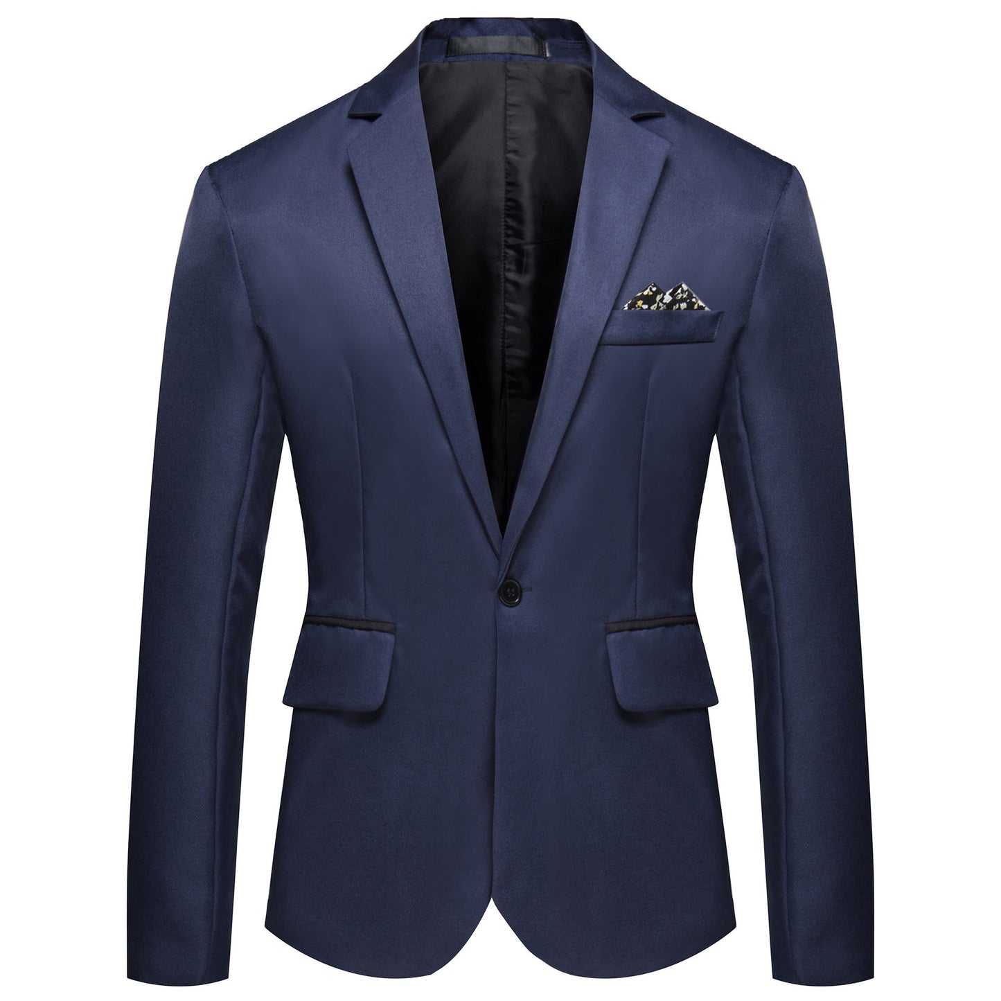 Herren modischer und eleganter Anzugjacke mit satiniertem Finish ModeGeist