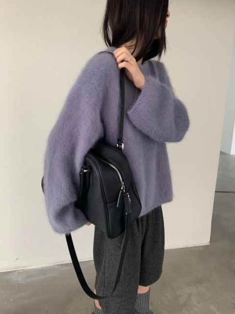 Damen kuscheliger Pullover mit Boxy-Schnitt ModeGeist