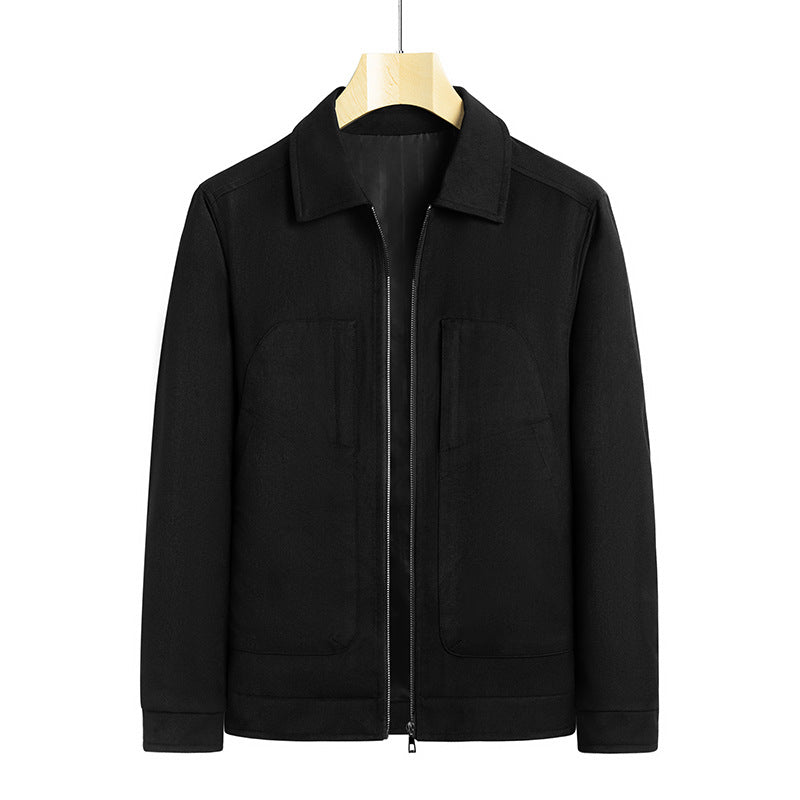Herren lässige Freizeitjacke mit praktischen Taschen ModeGeist