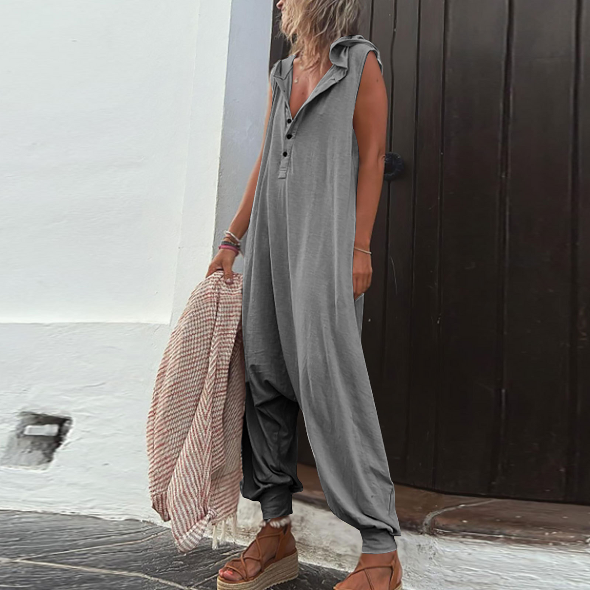 ANAH Boho Summer Jumpsuit