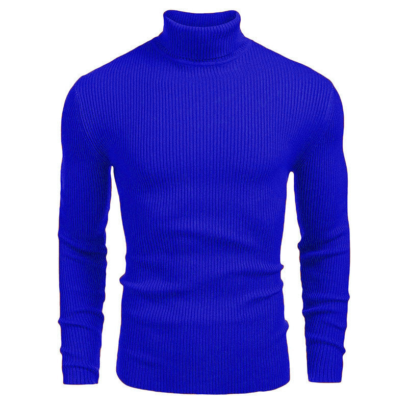 Herren eleganter Rollkragenpullover aus ribbed Strick ModeGeist