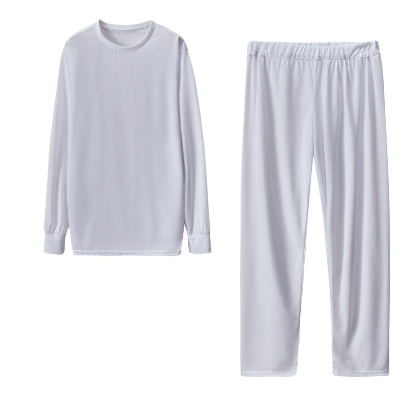 Damen Langarm Schlafanzug Set mit elastischen Hosen ModeGeist