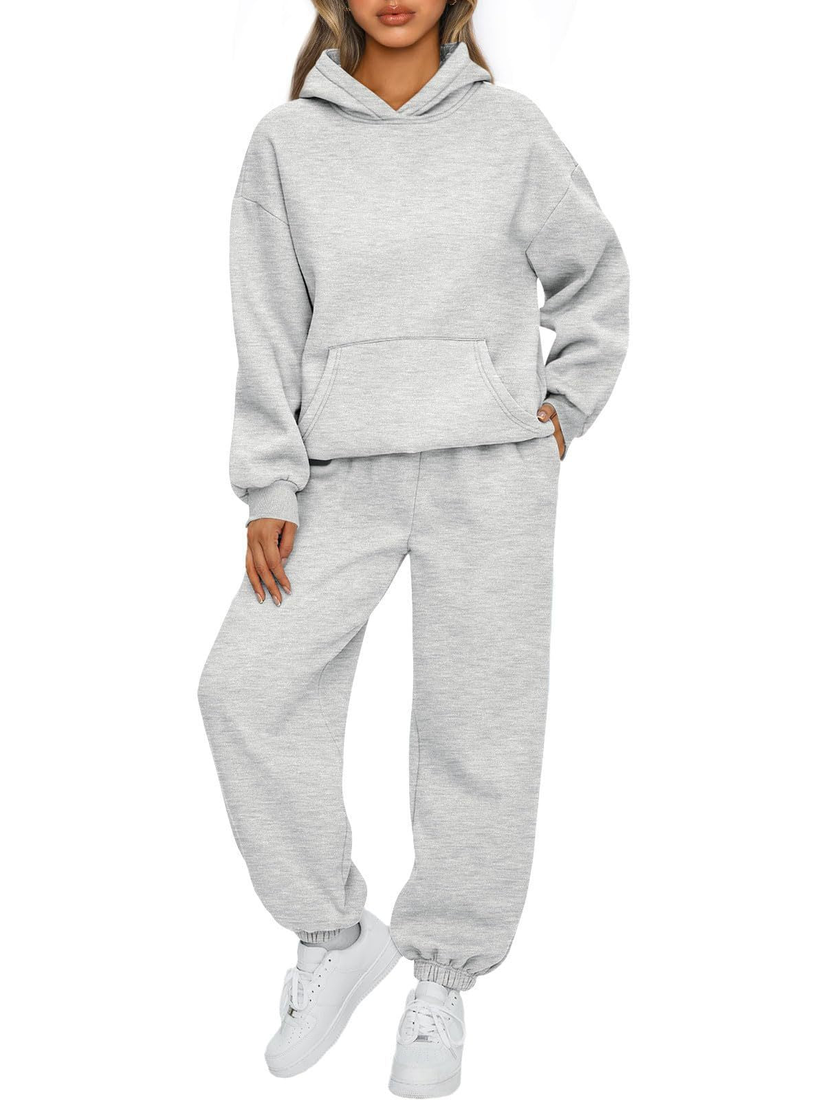 Damen Sportliches Sweatshirt- und Jogginghose-Set ModeGeist