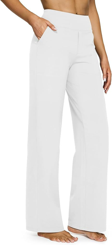 Damen Weitgeschnittene Lounge-Hose mit elastischem Bund ModeGeist
