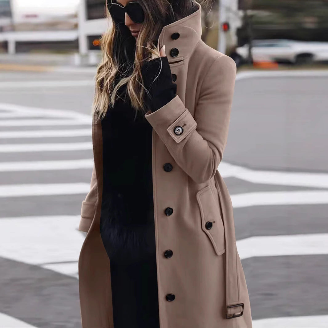 Damen eleganter und bequemer Langmantel ModeGeist