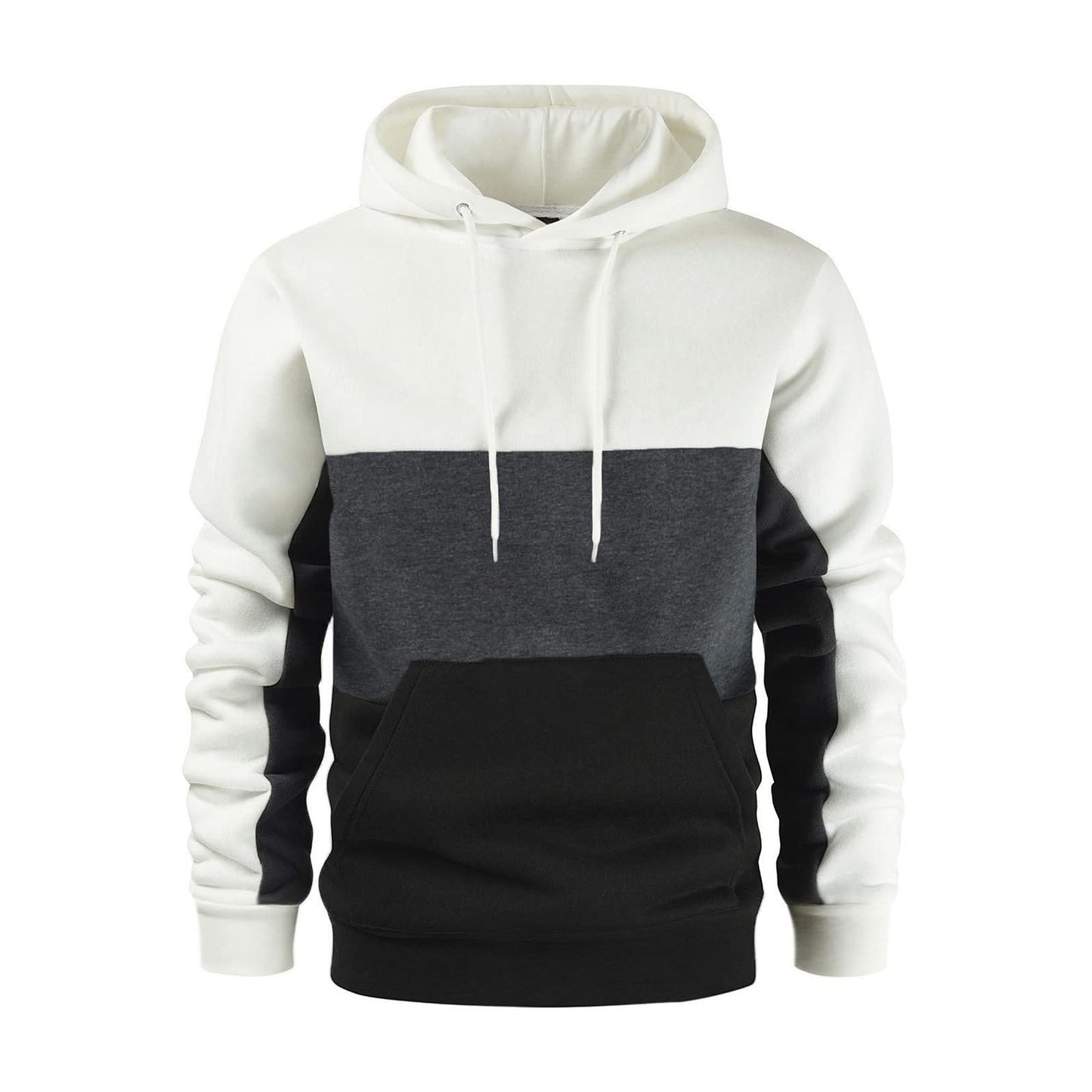 Herren Kapuzenpullover mit modischem Farbblockdesign ModeGeist
