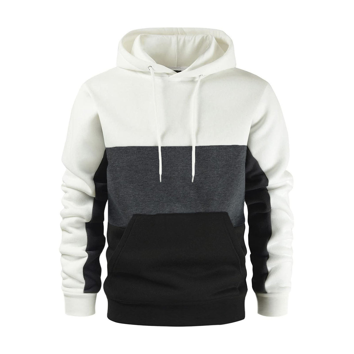 Herren Kapuzenpullover mit modischem Farbblockdesign ModeGeist