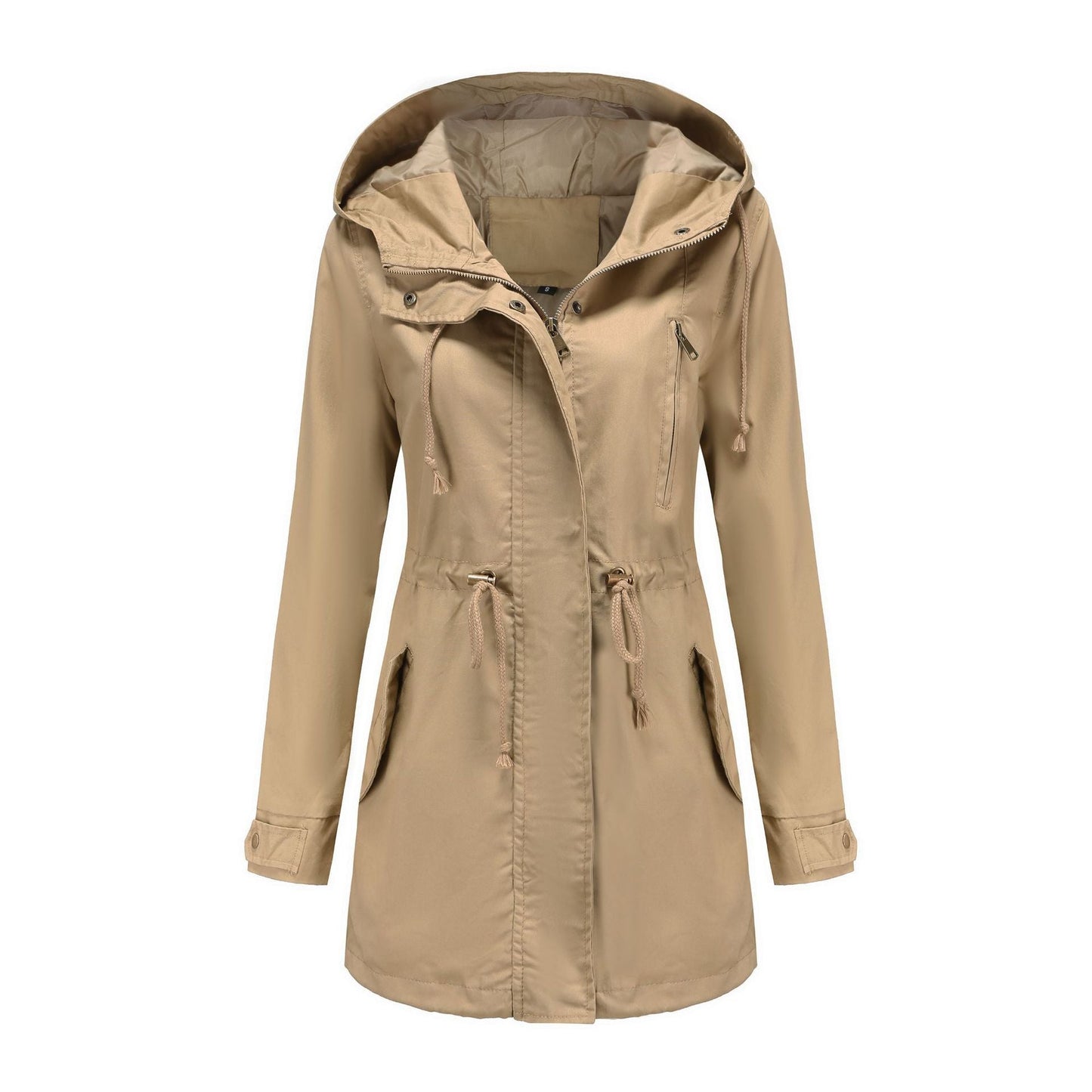 Damen Funktionsjacke mit verstellbarem Bund und Reißverschluss ModeGeist