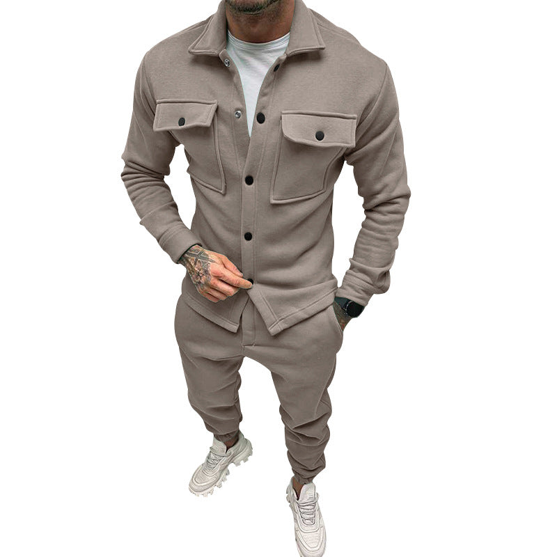 Herren Freizeit-Anzug mit praktischem Schnitt und Taschen ModeGeist