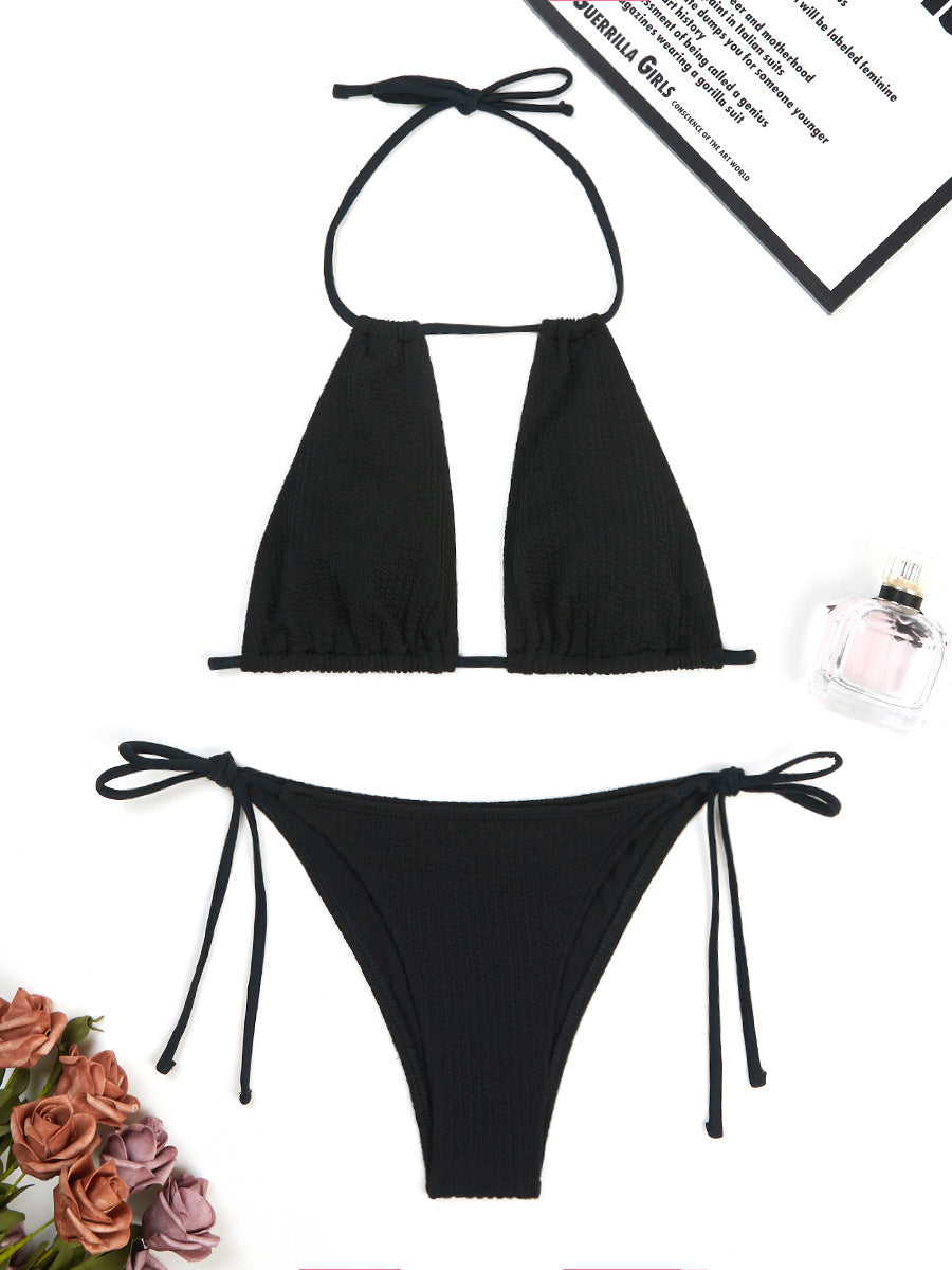 Trendiger Dreieck-Bikini mit verstellbaren Bändern für Damen