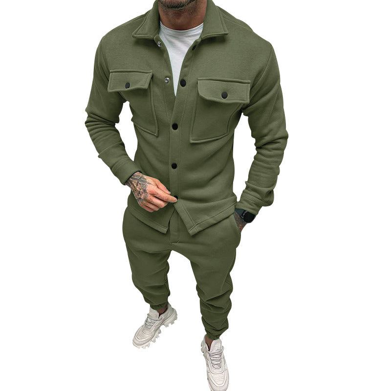 Herren Freizeit-Anzug mit praktischem Schnitt und Taschen ModeGeist