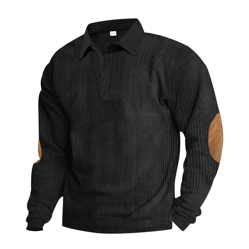 Herren Langarm Hemd mit strukturiertem Design Details ModeGeist