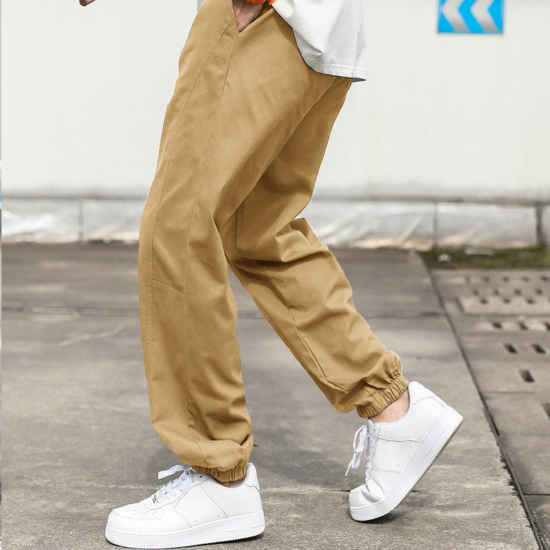 Herren lässige Cargo-Hose mit elastischem Bund und praktischen Seitentaschen ModeGeist