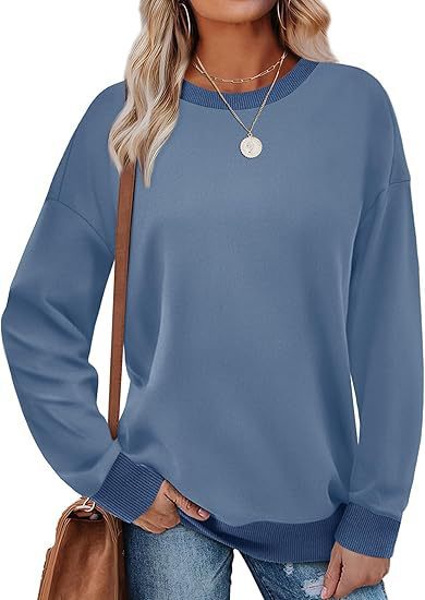 Damen bequemer Sweatshirt mit Raglanärmeln und dekorativem Kragen ModeGeist