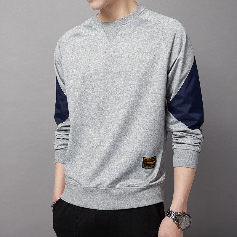 Herren Sportlicher Sweatshirt mit kontrastierenden Ärmeln ModeGeist
