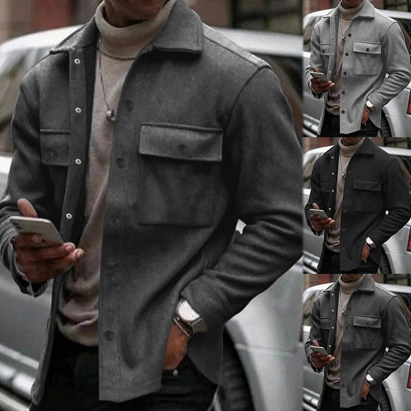 Herren Freizeitjacke mit praktischen Taschen und modernem Design ModeGeist
