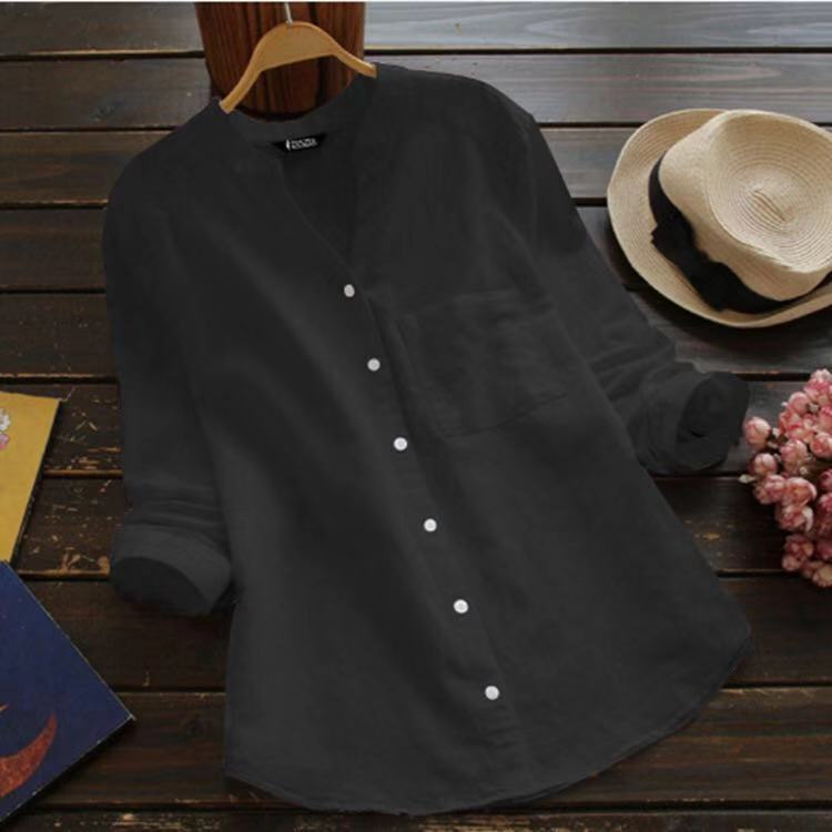 Damen Bluse mit eleganter Knopfleiste und moderner Passform ModeGeist