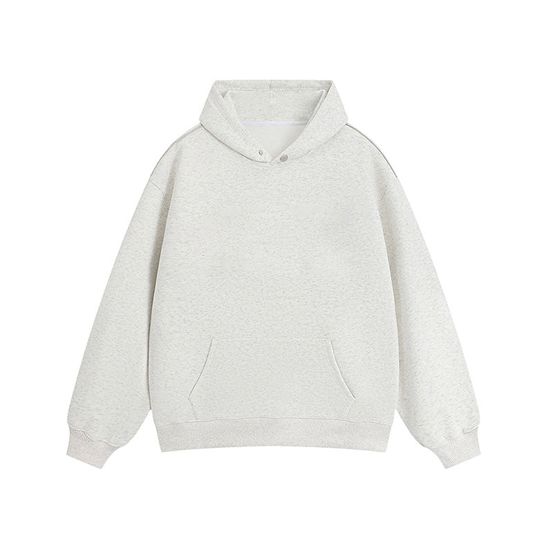 Damen Kapuzenpullover mit praktischen Druckknöpfen und Kängurutasche ModeGeist