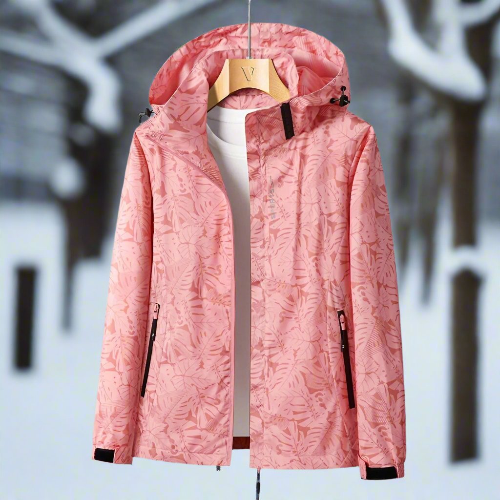 ModeGeist | Regenjacke - Leichtes Material - Kapuze & Reißverschluss - Verstellbare Bündchen