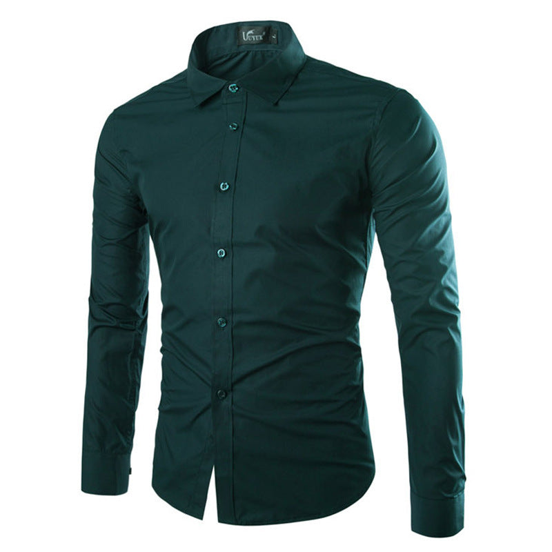 Herren elegante Langarmhemd ModeGeist