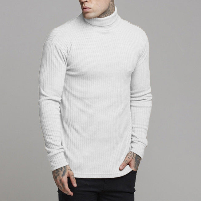 Herren modisches Langarmshirt mit Rollkragen ModeGeist