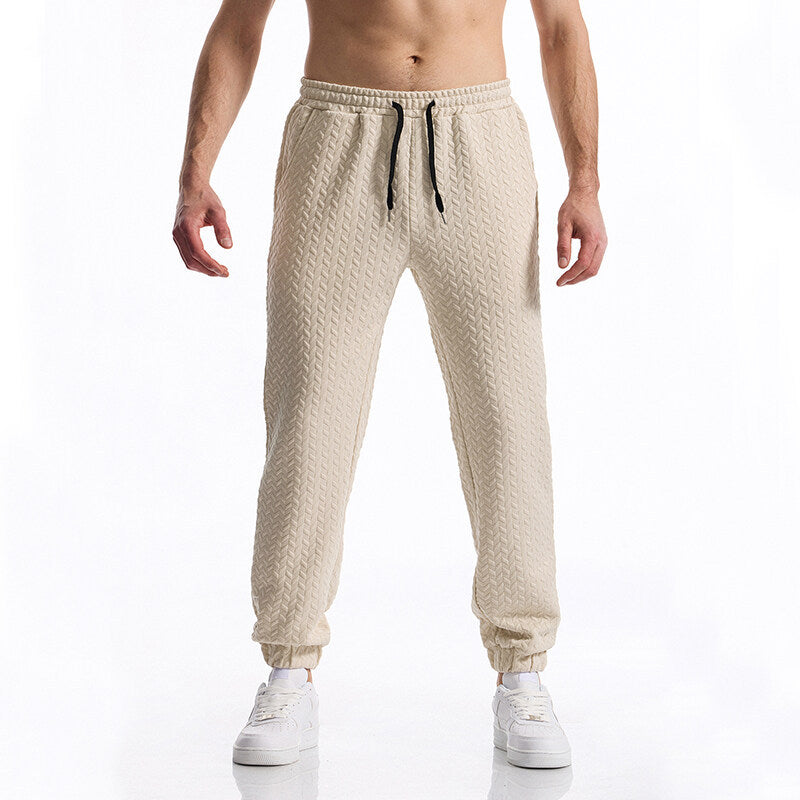 Herren Sportliche Freizeithose mit strukturiertem Design ModeGeist