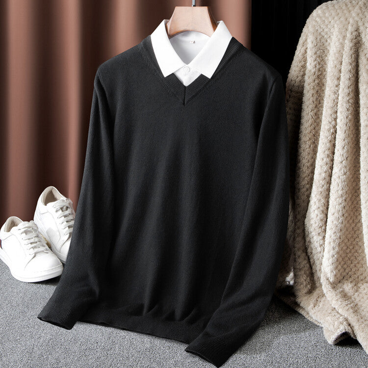 Herren V-Ausschnitt Pullover ModeGeist