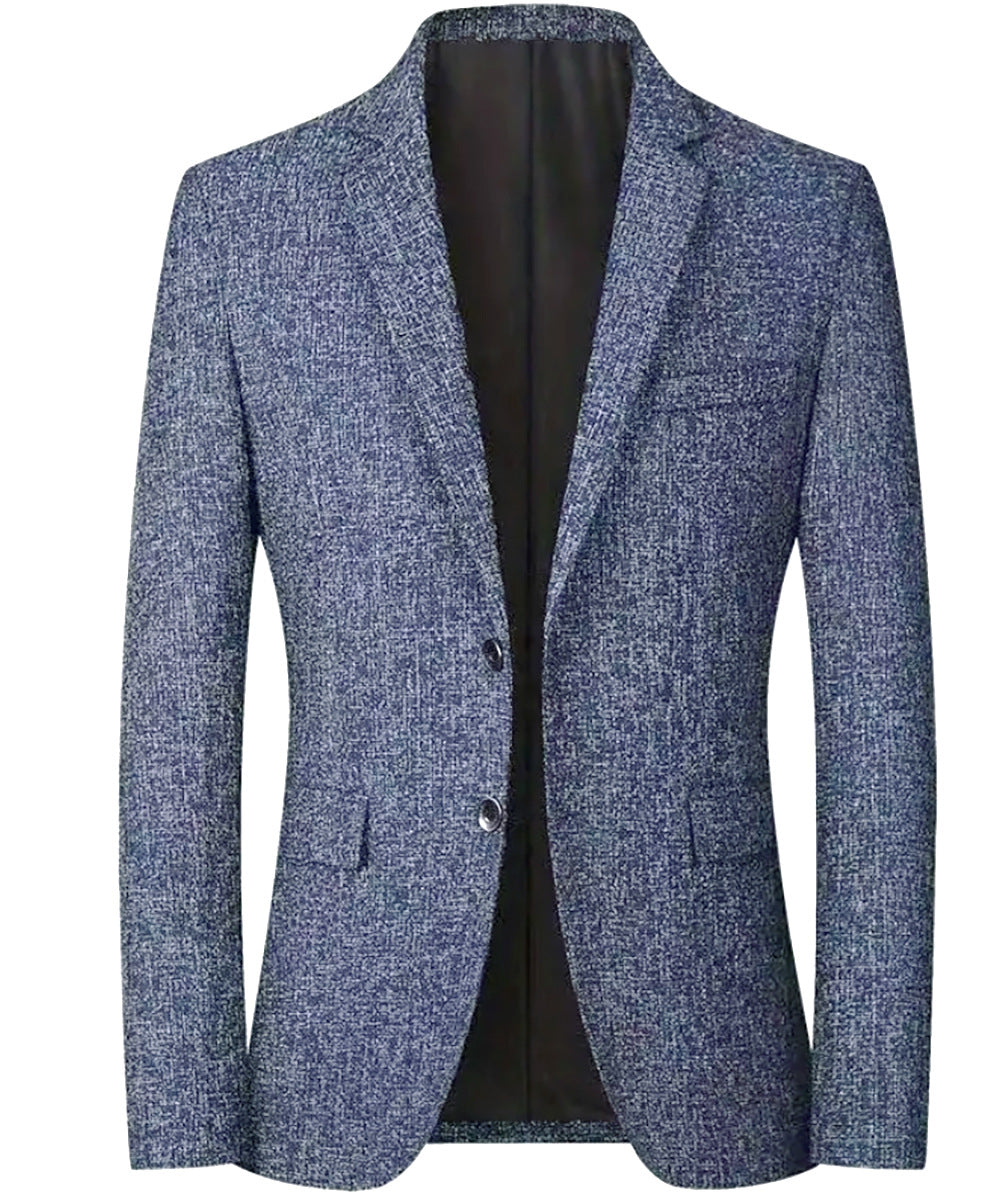 Herren moderner und eleganter Blazer aus Strukturstoff ModeGeist