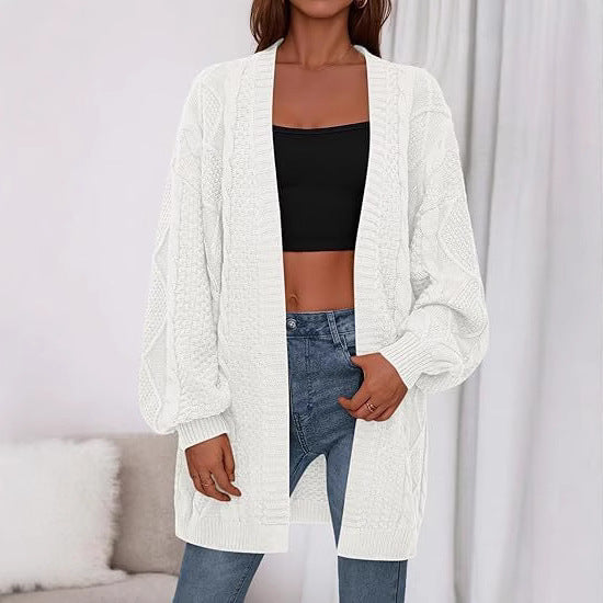 Damen Großer, gestrickter Cardigan ModeGeist