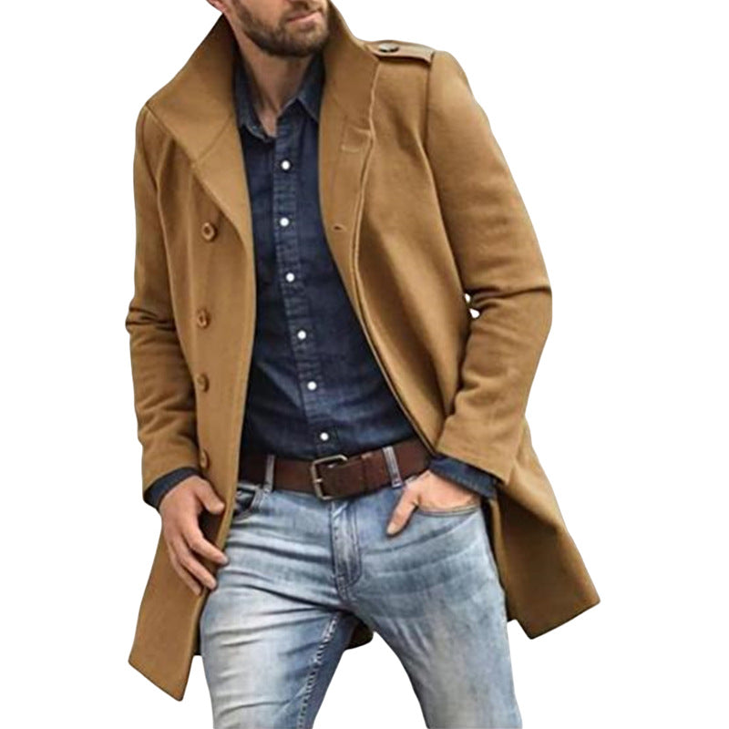 Herren klassischer Trenchcoat mit modernem Schnitt ModeGeist