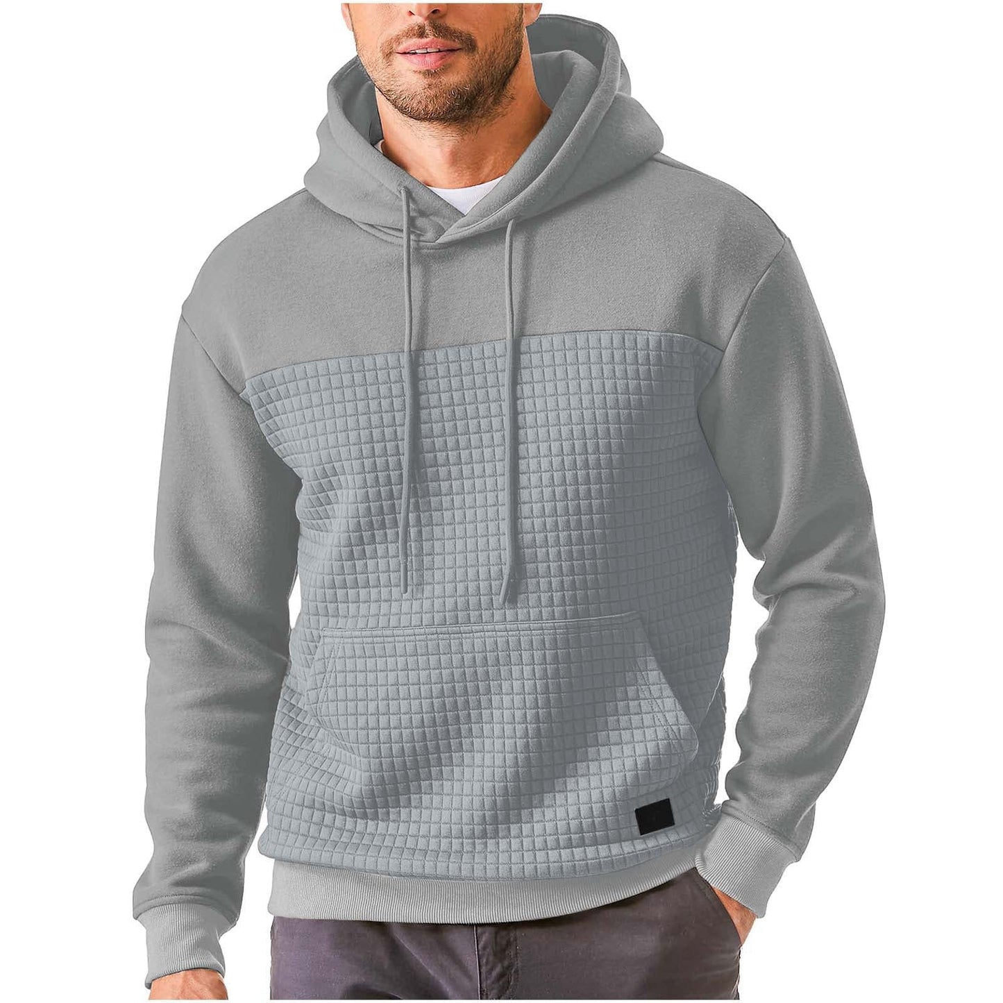 Herren Kapuzenpullover mit strukturiertem Obermaterial ModeGeist