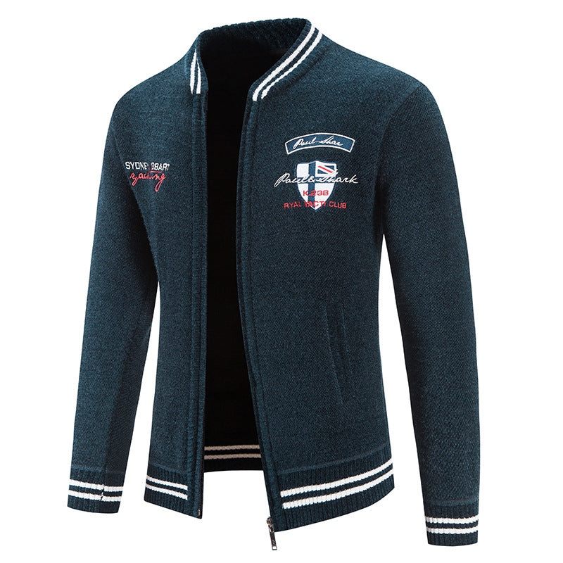 Herren sportliche Strickjacke mit vielseitigem Design ModeGeist
