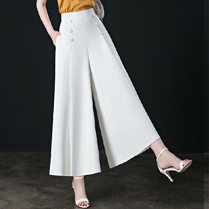 Damenhose Caren: Weite, stilvolle Plisseerose
