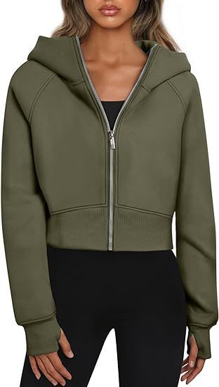 Damen cropped Kapuzenjacke ModeGeist
