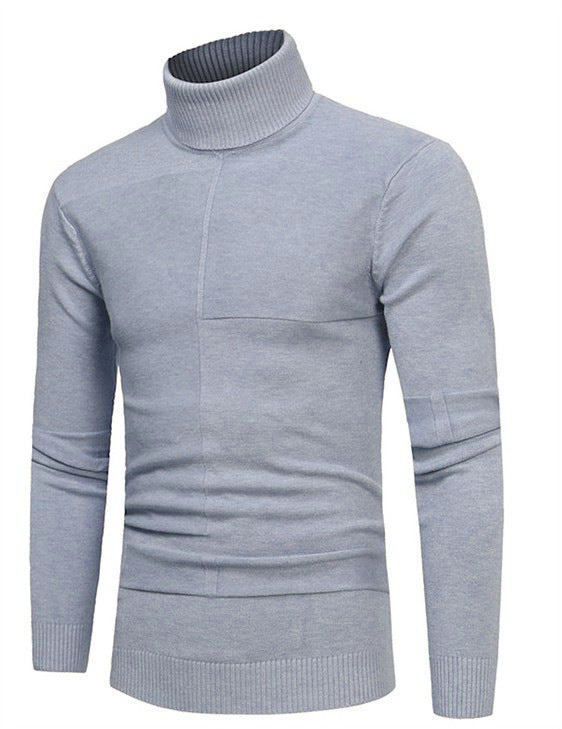 Herren Hochwertiger Rollkragenpullover aus weichem Strick ModeGeist