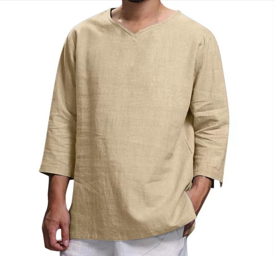 Herren lässiges Langarmshirt aus hochwertiger Baumwolle ModeGeist