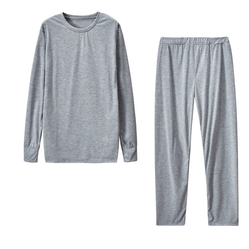 Damen Langarm Schlafanzug Set mit elastischen Hosen ModeGeist