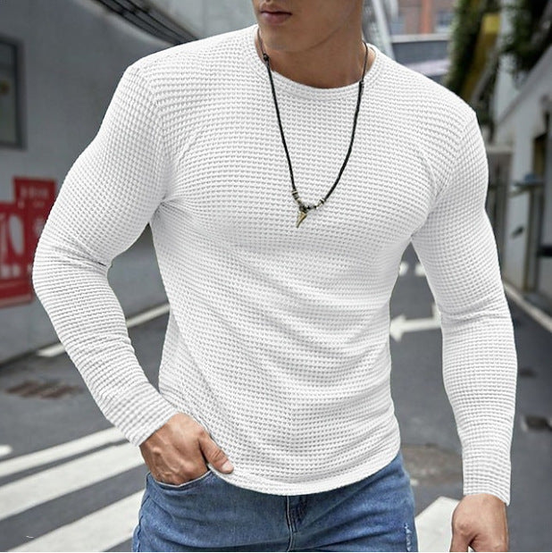 Herren Langarmshirt aus strukturiertem Material ModeGeist