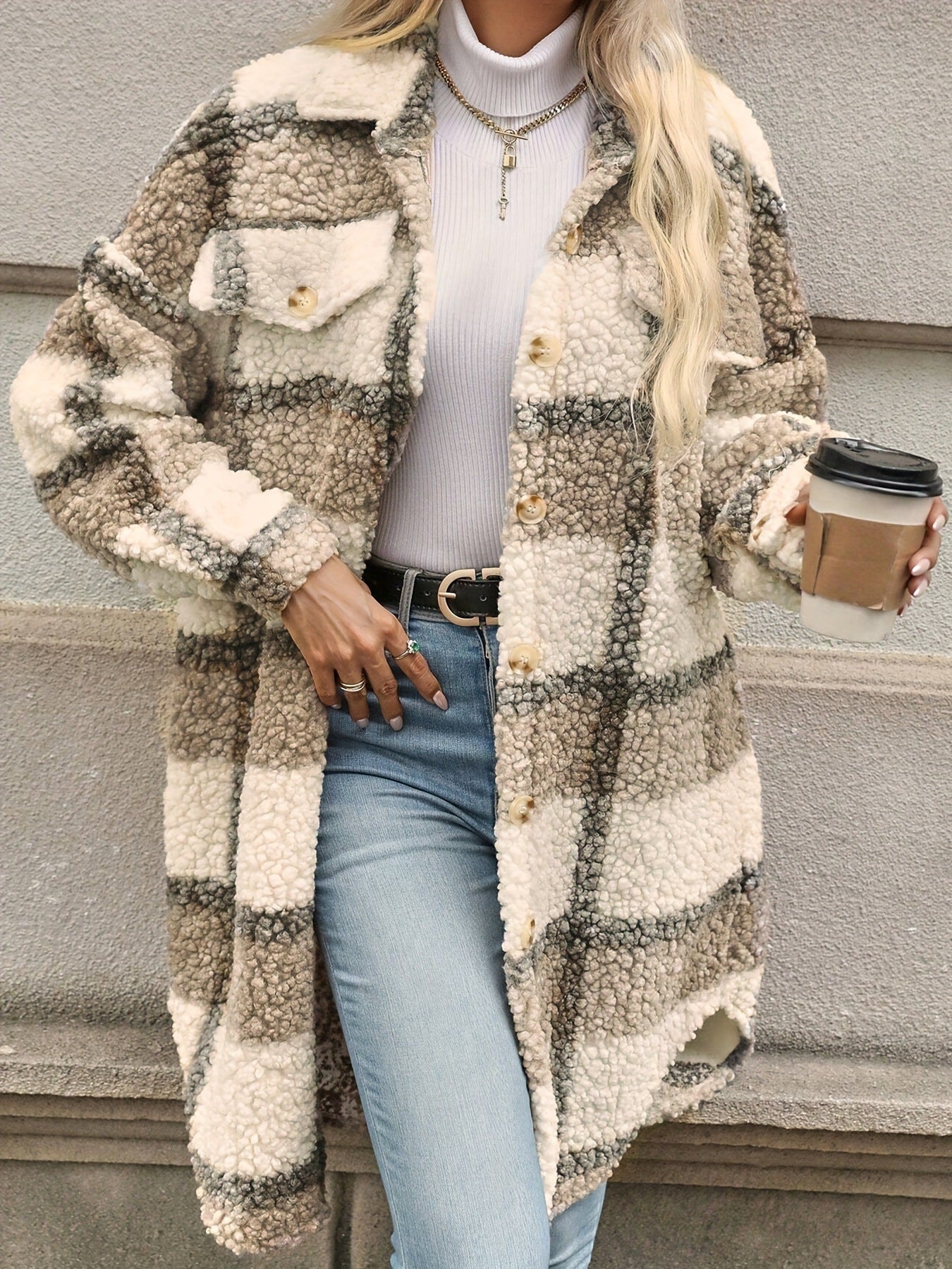 Damen Oversized Shirtjacke ModeGeist